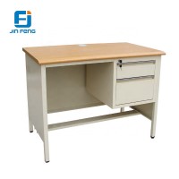 Durable Office Table Design Executive Steel Office School Desk With 4 Drawers